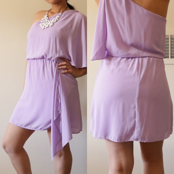 pastel purple dress